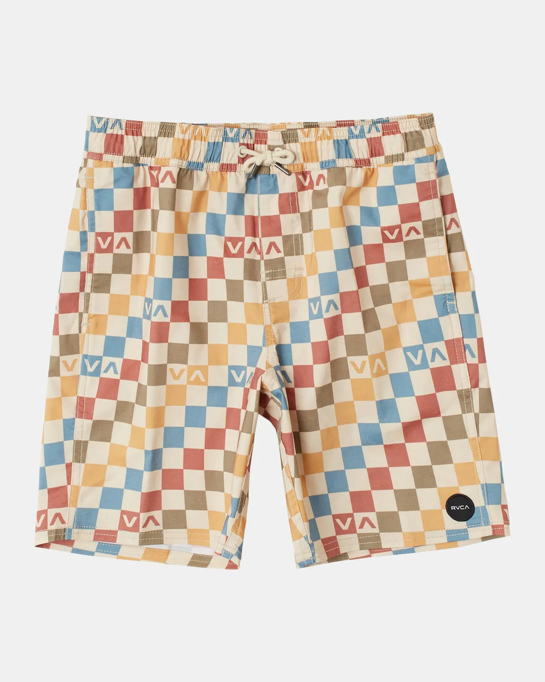 Boys Barnes Elastic Waist 16" Boardshorts - Latte