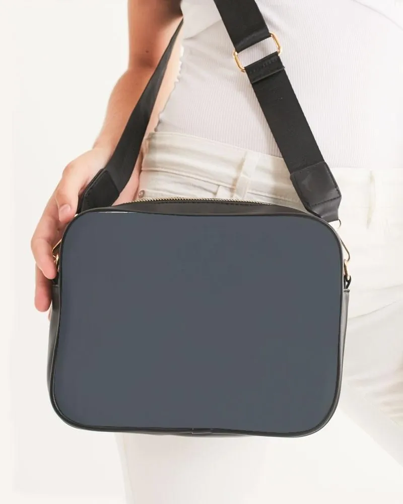 Dark Cyan Gray Crossbody Bag | Dark Pale Cyan Gray | C10M0Y0K80