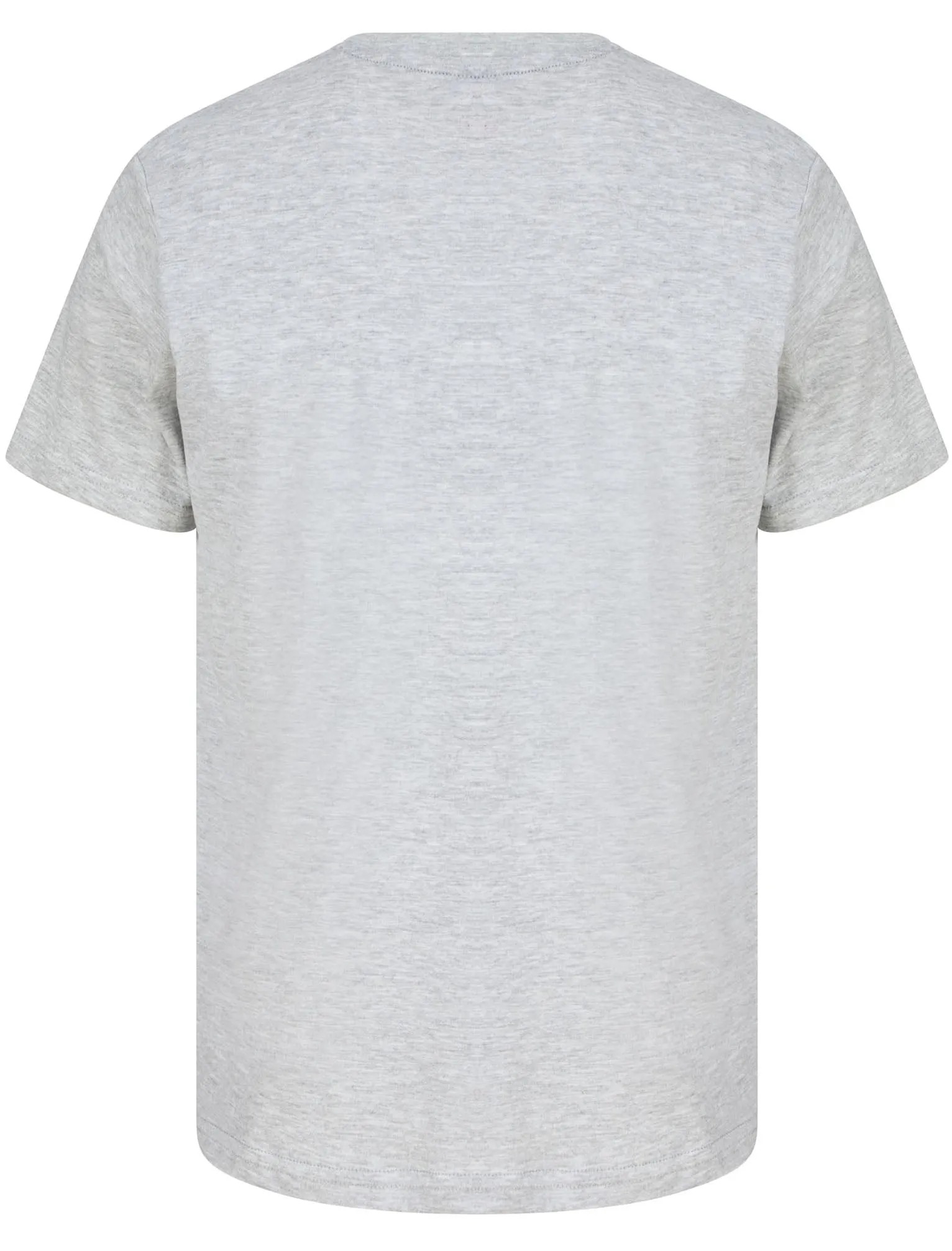 Dream State Motif Cotton Jersey T-Shirt in Light Grey Marl - South Shore