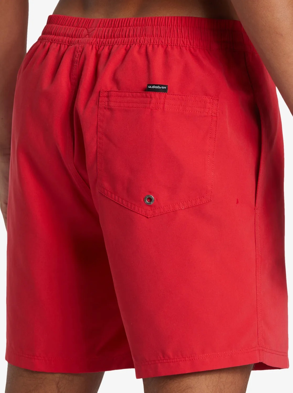 Everyday Solid 17" Swim Trunks - High Risk Red