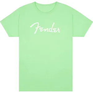 Fender® Spaghetti Logo T-Shirt, Surf Green, M