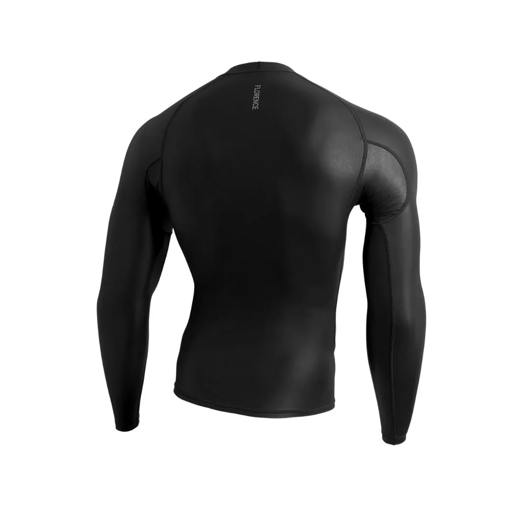 Florence Marine X Rashguard WINDSHIELD Long Sleeves (Small-XLarge) Black