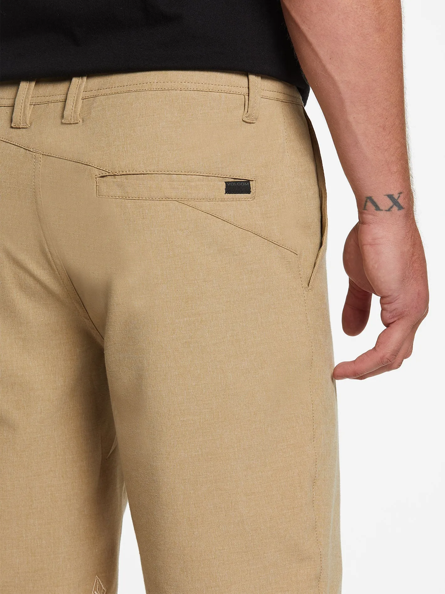 Frickin Surf N' Turf Static Hybrid Shorts - Dark Khaki