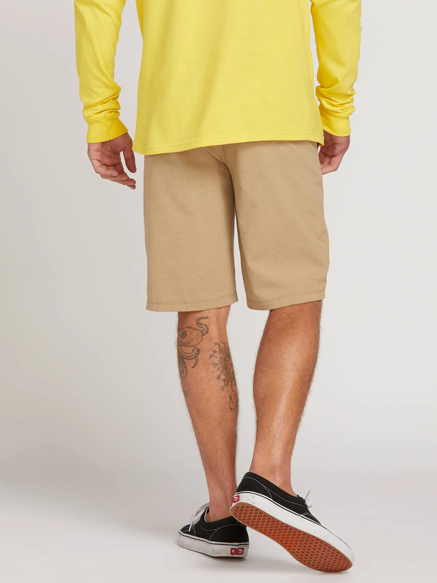 Frickin Surf N' Turf Static Hybrid Shorts - Dark Khaki
