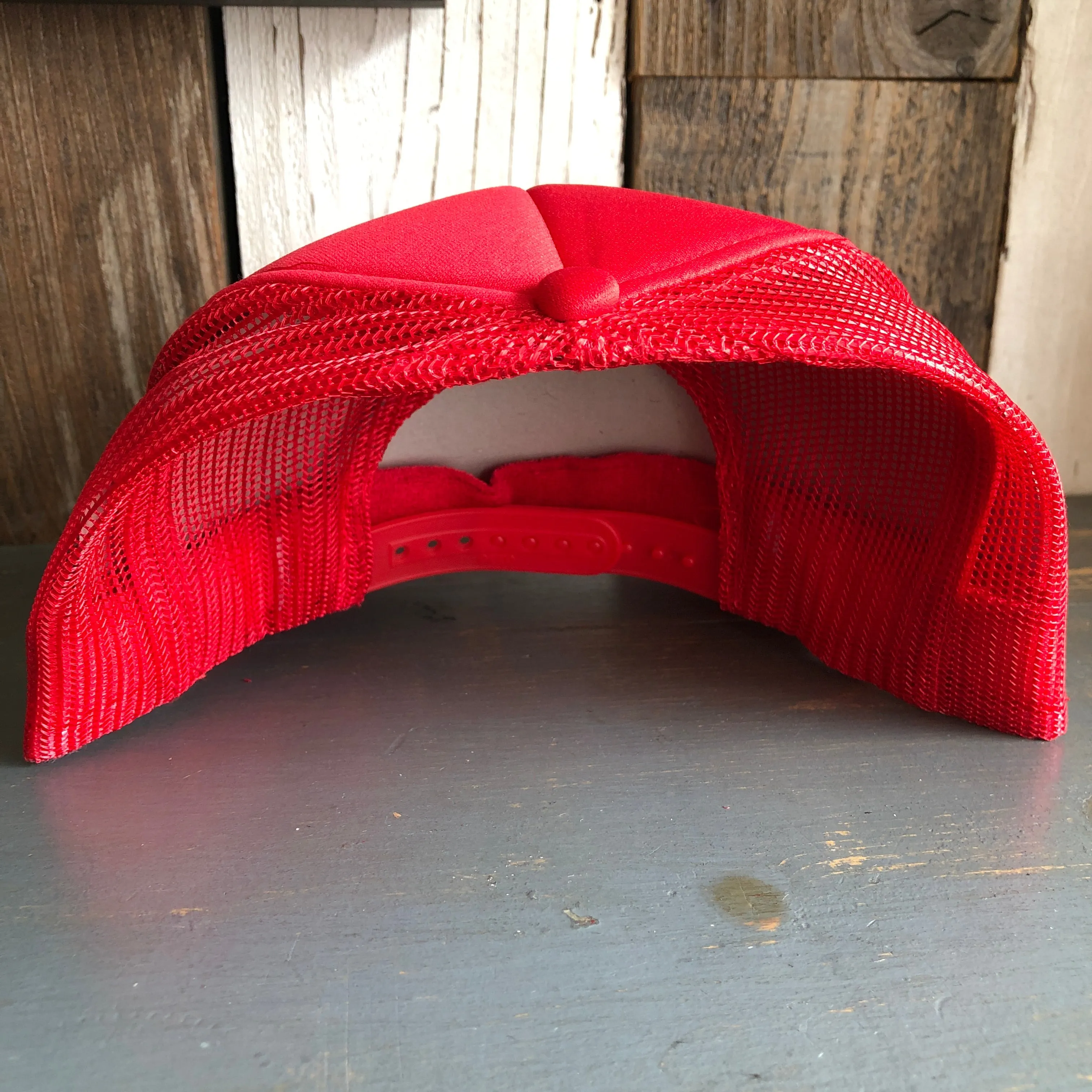 Hermosa Beach SURF HERMOSA :: OPEN DAILY Trucker Hat - Red