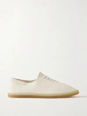 Leather sneakers
