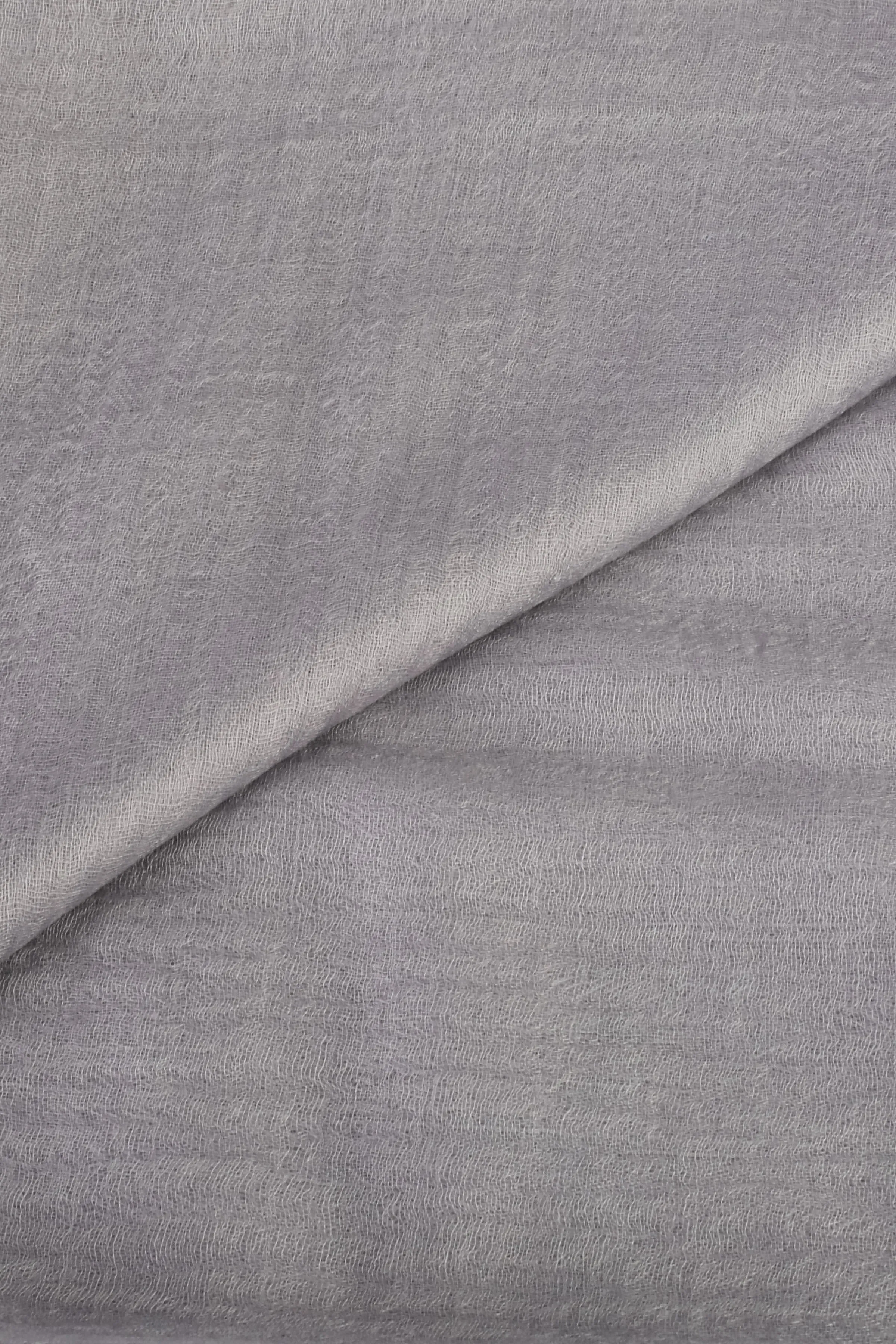 Light Gray Larissa Pure Cashmere Shawl 100x230 cm