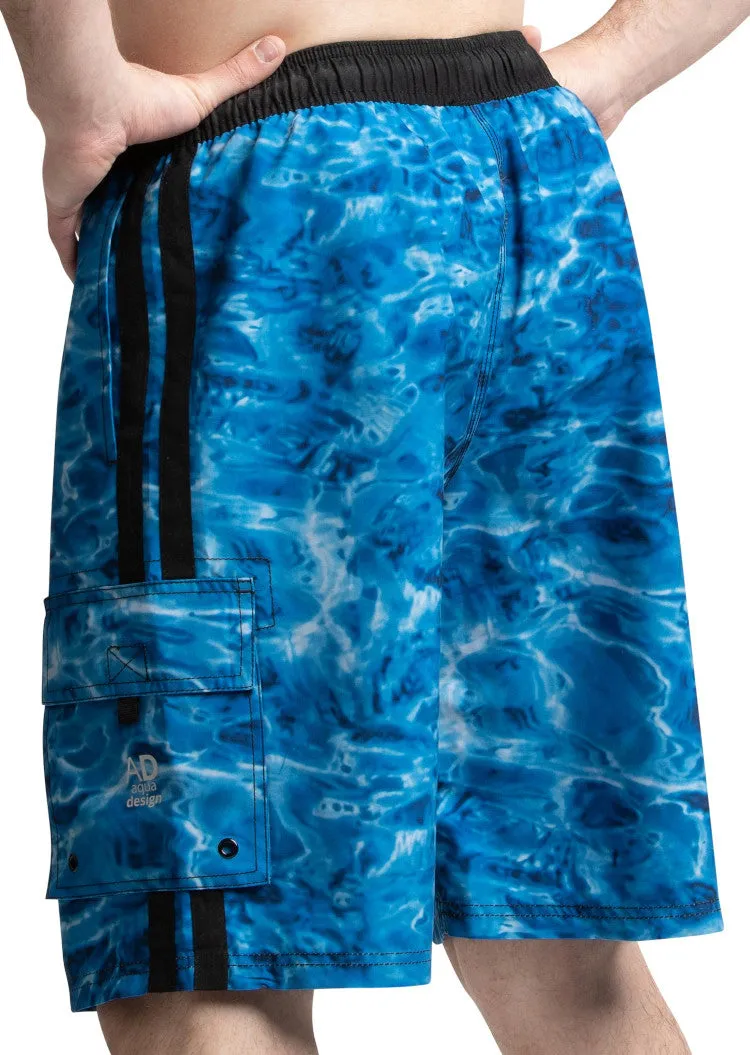 Mens Swim Trunks Board Shorts | Aqua Design