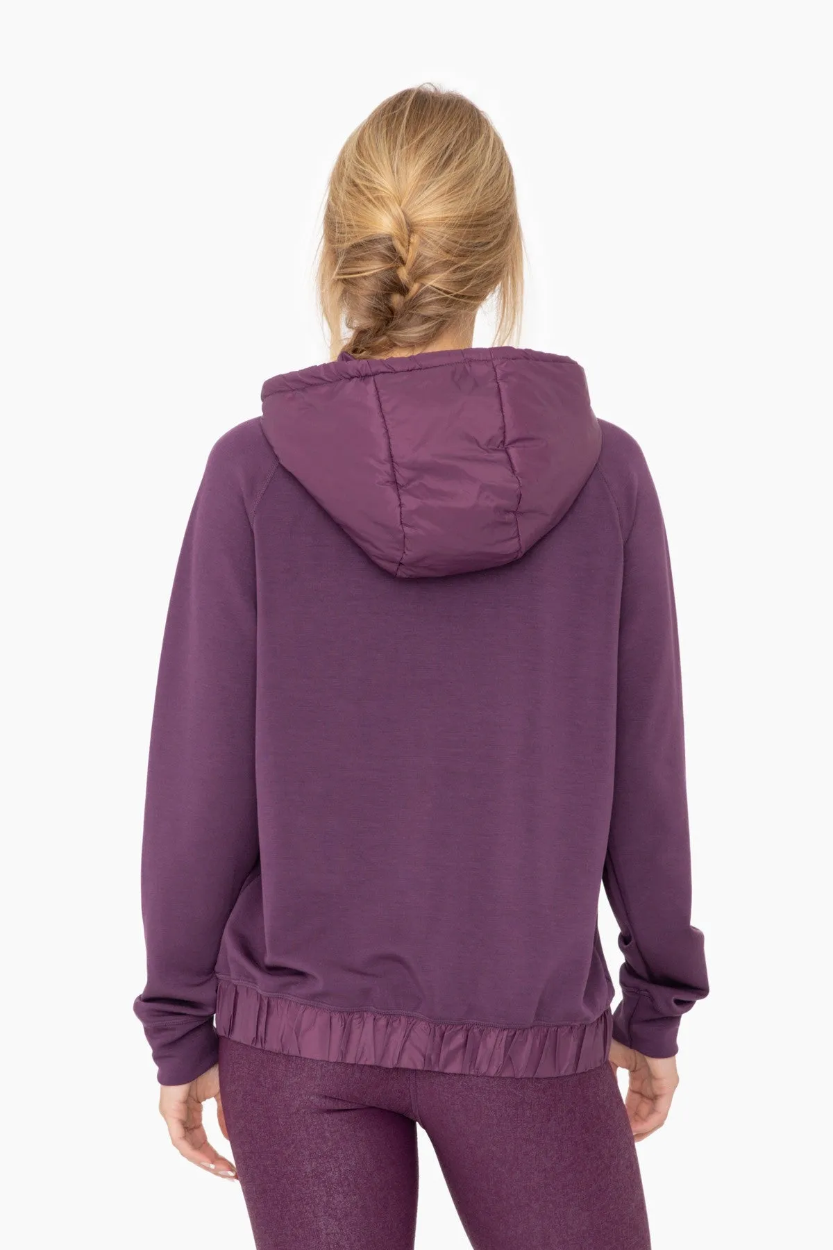 Modal-Blend Pullover Hoodie