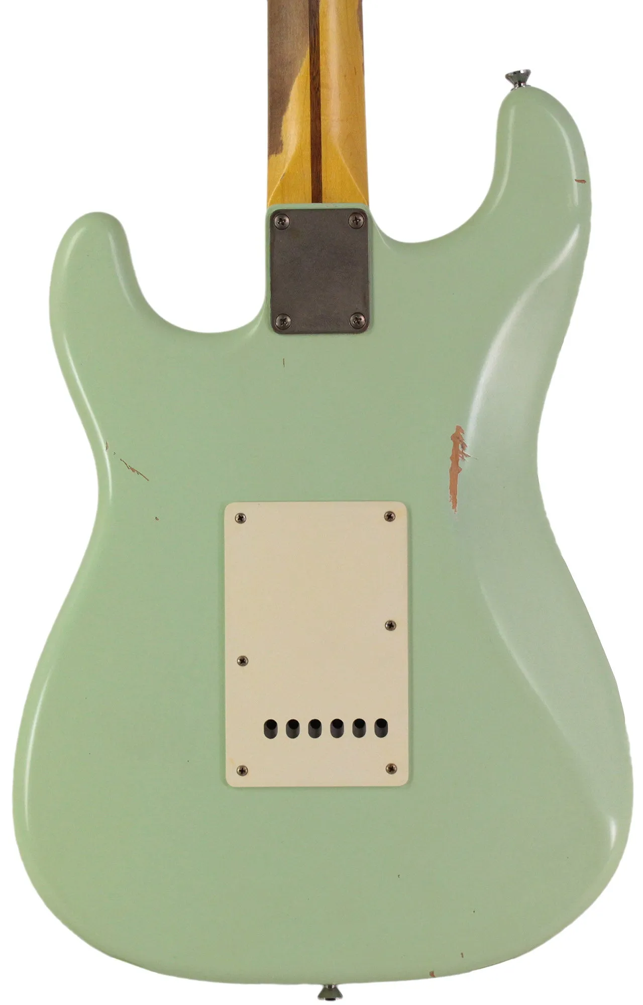 Nash S57 Guitar, Surf Green, Gold Pickguard