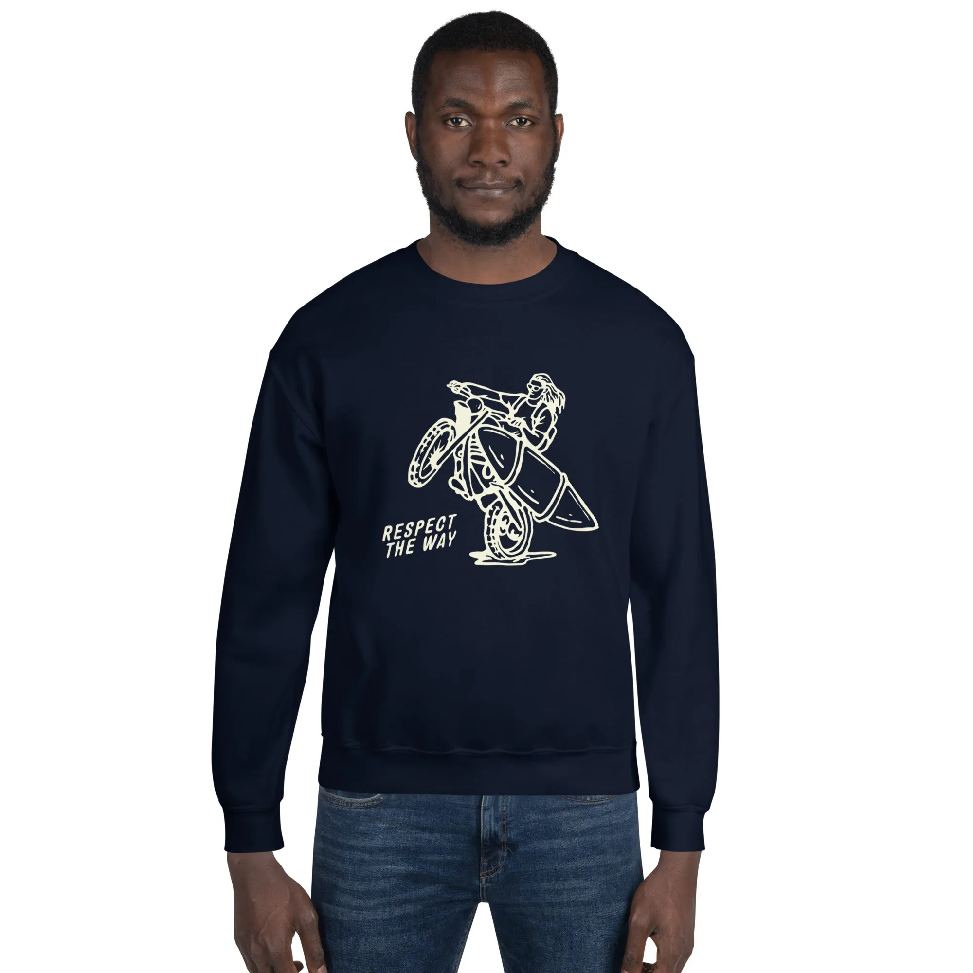 Navy Surf Rider Crewneck