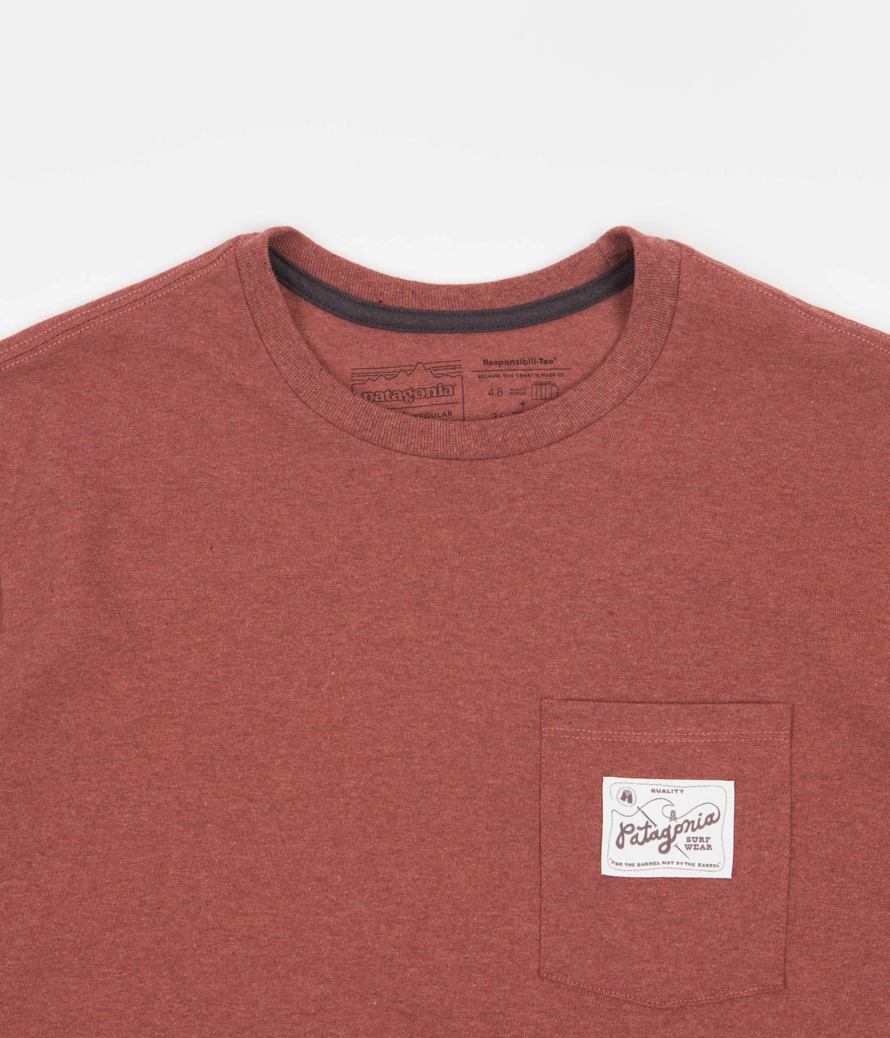 Patagonia Quality Surf Pocket Responsibili-Tee T-Shirt - Rosehip