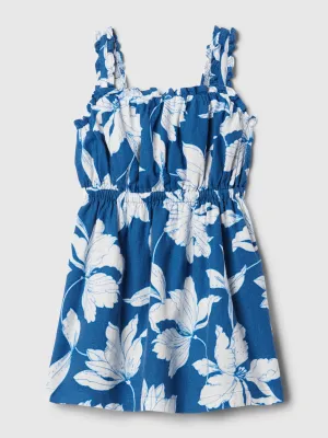 Toddler Linen-Blend Tank Dress