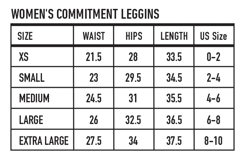 Women's Commitment Leggings Black